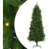 Kalėdų eglutė su 300 LED s stovu Žalia 240 cm PE