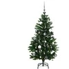 Kalėdų eglutė su šarnyrinėmis šakomis/LED/žaisliukais, 150cm