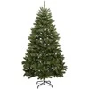 Kalėdų eglutė su šarnyrinėmis šakomis/LED/žaisliukais, 210cm