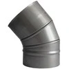 Kaminų alkūnė WADEX 115, D120 mm 45°