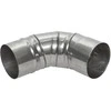 Kaminų alkūnė WADEX 116, D100 mm 90°