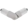 Kampinė jungtis DOMOLETTI 90180165, Ø19 mm, balta