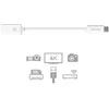 „Kanex“ USB-C į USB adapteris, 21 cm, baltas