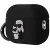 Karl Lagerfeld 3D Logo NFT Karl and Choupette silikoninis dėklas skirtas AirPods Pro 2 juodos spalvos