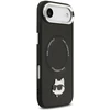 Karl Lagerfeld Choupette Pin MagSafe dėklas Apple iPhone Air juodos spalvos