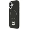Karl Lagerfeld Choupette Pin MagSafe dėklas iPhone 17 telefonui, juodas