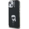 Karl Lagerfeld IML Aquarelle Karl dėklas Apple iPhone 15 juodos spalvos