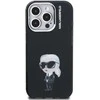 Karl Lagerfeld IML Aquarelle Karl dėklas Apple iPhone 15 Pro Max juodos spalvos