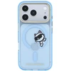 Karl Lagerfeld IML Choupette Peekaboo Magsafe dėklas, skirtas iPhone 18 Pro Max, mėlynas