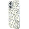 Karl Lagerfeld IML Electroplated Repeated Logo Apple iPhone 16 dėklas telefonui aukso spalvos