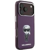 Karl Lagerfeld IML Ikonik Sketch Print MagSafe dėklas, skirtas iPhone 18 Pro / 17 Pro, bordo spalvos