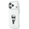 Karl Lagerfeld IML Ikonik Sketch Print MagSafe dėklas, skirtas iPhone 18 Pro Max / 17 Pro Max, smėlio spalvos
