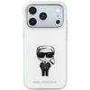 Karl Lagerfeld IML Ikonik Sketch Print MagSafe dėklas, skirtas iPhone 18 Pro Max / 17 Pro Max, smėlio spalvos