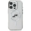 Karl Lagerfeld IML K&CH Heads Metal Frame MagSafe Apple iPhone 16 Pro Max dėklas telefonui skaidrus