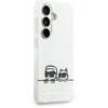 Karl Lagerfeld IML K&CH Peekaboo Logo Magnetic dėklas skirtas Apple iPhone Samsung Galaxy S26+ baltos spalvos