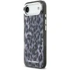 Karl Lagerfeld IML Leopard MagSafe dėklas skirtas Apple iPhone Air pilkos spalvos