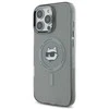 Karl Lagerfeld IML Metal Choupette Head MagSafe Apple iPhone 16 Pro Max - dėklas telefonui juodos spalvos