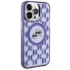 Dėklas Karl Lagerfeld KLHMP15XHMCKMHU Apple iPhone 15 Pro Max 6.7″ violetinės spalvos IML Monogram Karl&Choupette He