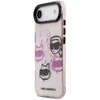 Karl Lagerfeld IML Multi K&CH Heads dėklas skirtas Apple iPhone Air Rožinė