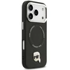 Karl Lagerfeld Karl Pin MagSafe dėklas Apple iPhone 17 Pro juodos spalvos