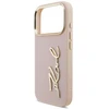 Karl Lagerfeld Karl Script Logo dėklas skirtas Apple iPhone 17 Pro rožinės spalvos