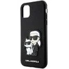 Karl Lagerfeld KLHCN61SANKCPK Apple iPhone 11 / Xr 6.1" dėklas telefonui juodos spalvos Saffiano Karl & Choupette