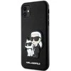 Karl Lagerfeld KLHCN61SANKCPK Apple iPhone 11 / Xr 6.1" dėklas telefonui juodos spalvos Saffiano Karl & Choupette