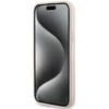 Karl Lagerfeld dėklas, skirtas iPhone 15 Plus 6,7 rožinės spalvos KLHCP15MPQKPMP HC QUILTED K PATTERN