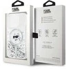 Karl Lagerfeld KLHMP14XLGCHSGH Apple iPhone14 Pro Max 6.7″ kietas dėklas skaidrus Liquid Glitter Choupette H