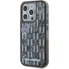 Karl Lagerfeld Liquid Glitter Monogram Gradient dėklas telefonui iPhone 15 Pro Max juodos spalvos