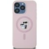 Dėklas Karl Lagerfeld Silicone Karl&Choupette MagSafe Apple iPhone 14 Pro Max rožinės spalvos