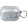 Karl Lagerfeld PU Embossed Choupette Head dėklas ausinėms AirPods Pro 2 sidabrinės spalvos