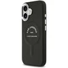 Karl Lagerfeld PU RSG Logo MagSafe dėklas skirtas Apple iPhone 17 juodos spalvos