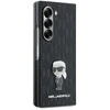 Karl Lagerfeld PU Saffiano Monogram Ikonik Samsung Galaxy Z Fold6 dėklas telefonui juodos spalvos