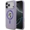 Karl Lagerfeld Silicone Karl&Choupette Ring MagSafe dėklas, skirtas iPhone 18 Pro Max / iPhone 17 Pro Max P