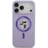 Karl Lagerfeld Silicone Karl&Choupette Ring MagSafe dėklas, skirtas iPhone 18 Pro Max / iPhone 17 Pro Max P