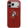 Karl Lagerfeld Silicone Karl&Choupette Ring MagSafe dėklas, skirtas iPhone 18 Pro Max / iPhone 17 Pro Max