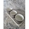 Keramikinių dubenėlių rinkinys serviravimui Scandinavian Home Skalset 3in1 30x10cm
