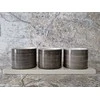 Keramikinių dubenėlių rinkinys serviravimui Scandinavian Home Skalset 3in1 30x10cm