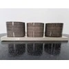 Keramikinių dubenėlių rinkinys serviravimui Scandinavian Home Skalset 3in1 30x10cm