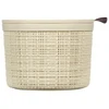Plastikinė pintinė su dangčiu Jute Curver 2L/17x17x13cm baltas