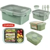 Keter CURVER MAISTO DĖŽUTĖ STAČIAKAMPĖ LUNCH KIT 1,2L /ŽALIA