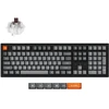 Keychron K10 Max Wireless (K10M-H3) - US išdėstymas - Hot-Swappable Super Brown Switches - Juodas (Juoda) Mechaninė Belaidė Žaidimų Klaviatūra