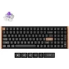 Keychron K4 HE Wireless (K4H-F1) - US išdėstymas - Hot-Swappable Gateron Magnetic Nebula - Carbon Juodas (Juoda) Magnetinė Belaidė Žaidimų Klaviatūra