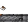 Klaviatūra žaidimams Keychron K5 Max Gateron Brown (Low Profile) belaidė mechaninė su pašvietimu szaro-juoda