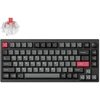 Keychron Lemokey P1 Pro Wireless (P1P-M1) – US išdėstymas – Hot-Swappable Super Raudona Switches – Carbon Juodas (Juoda) Mechaninė Belaidė Žaidimų Klaviatūra