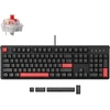 Keychron Lemokey X3 (X3-A1) - US išdėstymas - Linear Raudona Switches - Juodas (Juoda) Mechaninė Žaidimų Klaviatūra