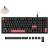 Keychron Lemokey X5 (X5-A3) – US išdėstymas – Tactile Brown Switches – Juodas (Juoda) Mechaninė Žaidimų Klaviatūra