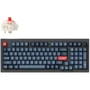 Keychron V5 Max Wireless (V5M-D4) - US išdėstymas - Hot-Swappable Gateron Jupiter Banana - Carbon Juodas (Juoda) Mechaninė Belaidė Žaidimų Klaviatūra