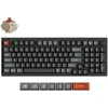 Keychron V5 Ultra Wireless (V5U-D1) – US išdėstymas – Hot-Swappable Silk POM Raudona – Juodas (Juoda) Mechaninė Belaidė Žaidimų Klaviatūra